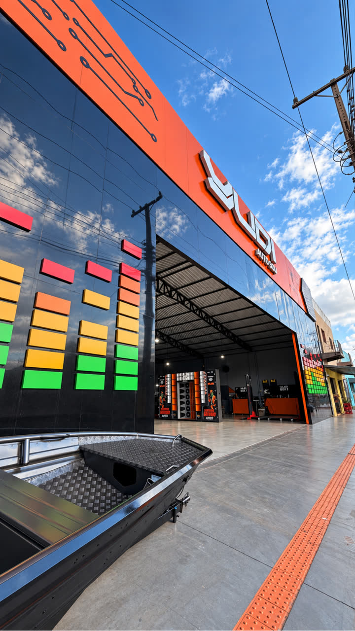 Fachada do Yudi Auto Som